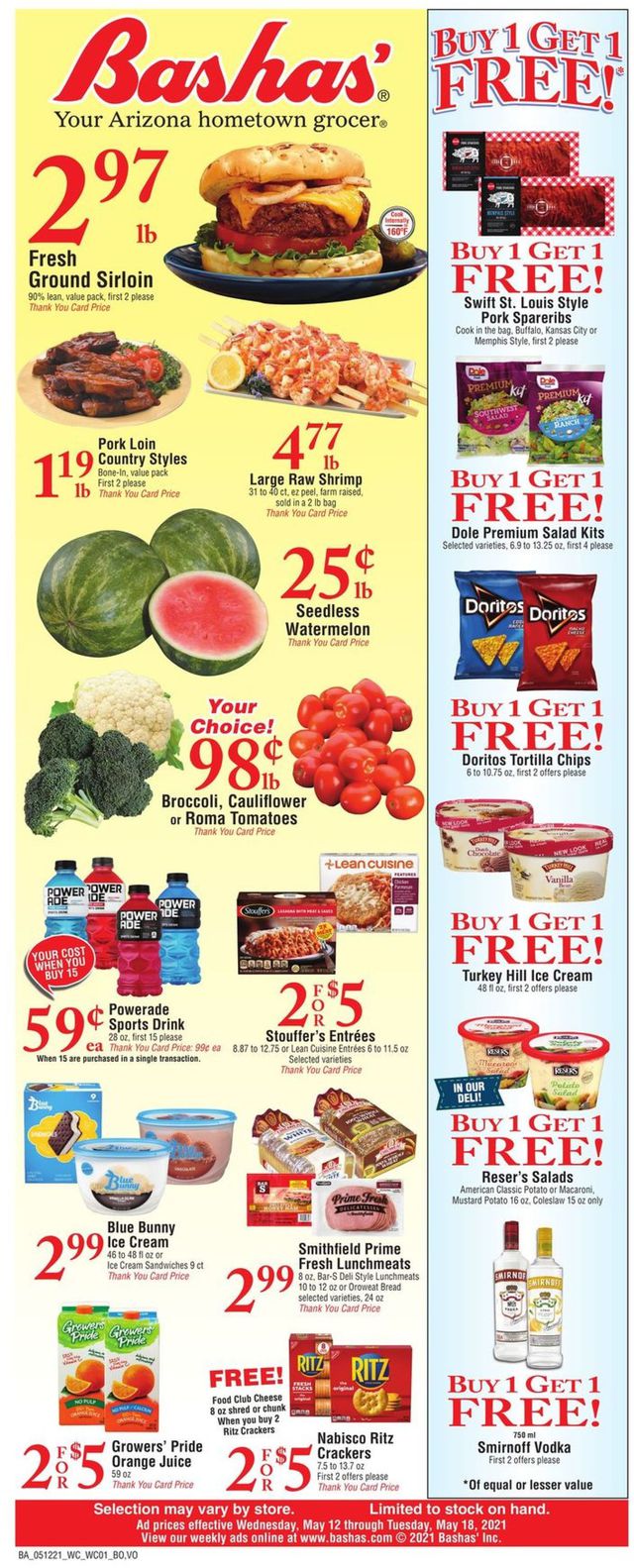 Bashas Ad from 05/12/2021