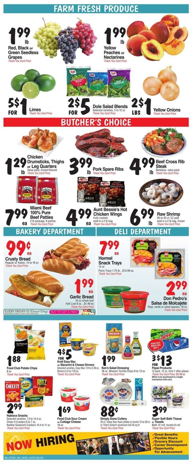 Bashas Ad from 07/28/2021