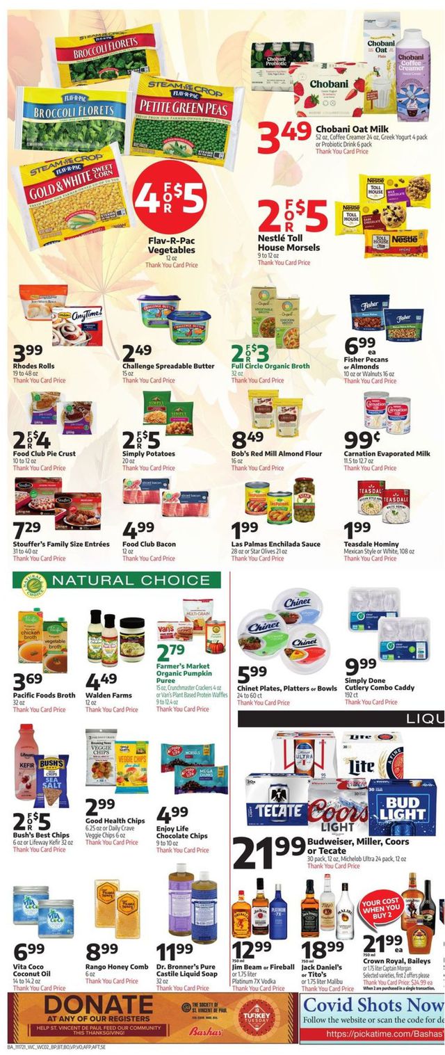 Bashas Ad from 11/17/2021