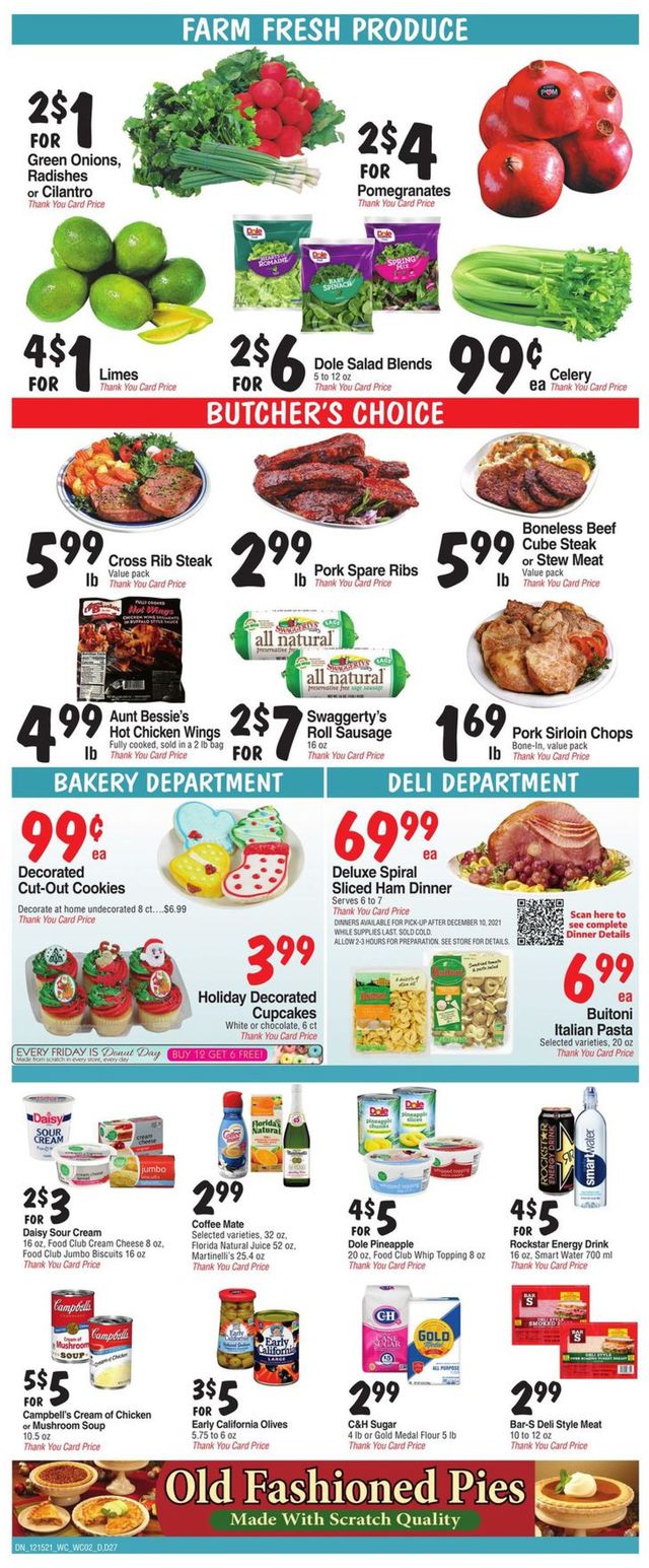 Bashas Ad from 12/15/2021