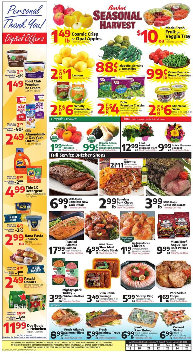 Bashas Ad from 01/19/2022