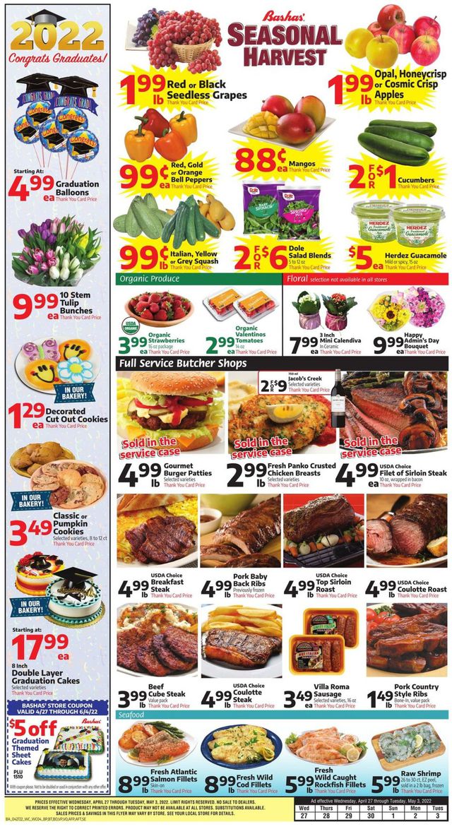 Bashas Ad from 04/27/2022