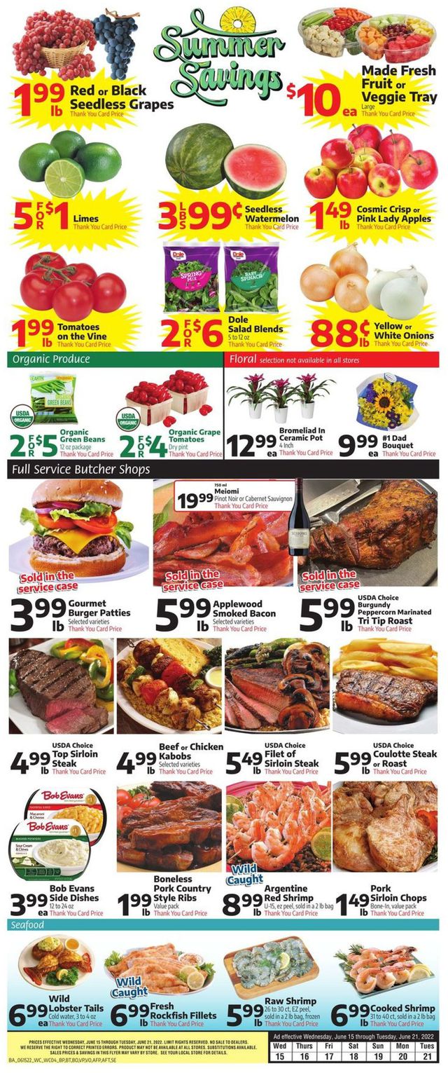Bashas Ad from 06/15/2022