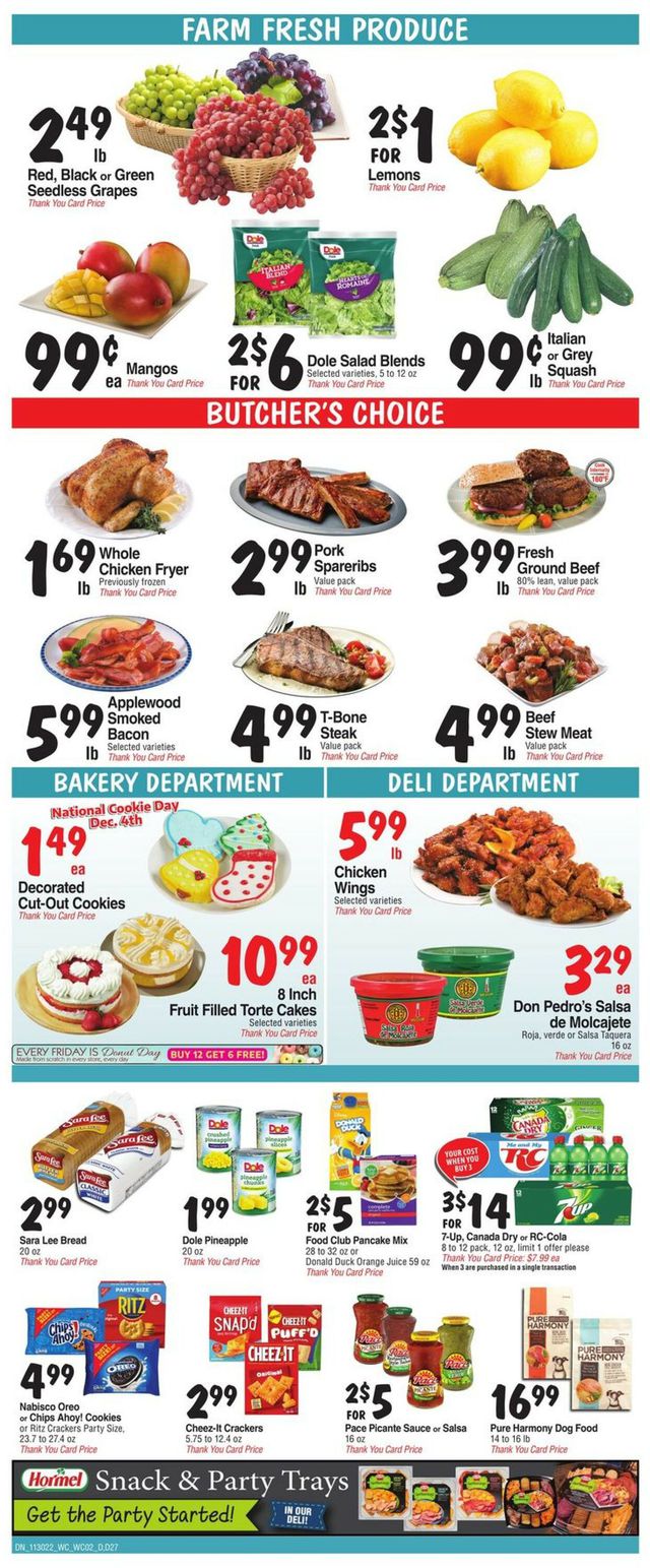 Bashas Ad from 11/30/2022