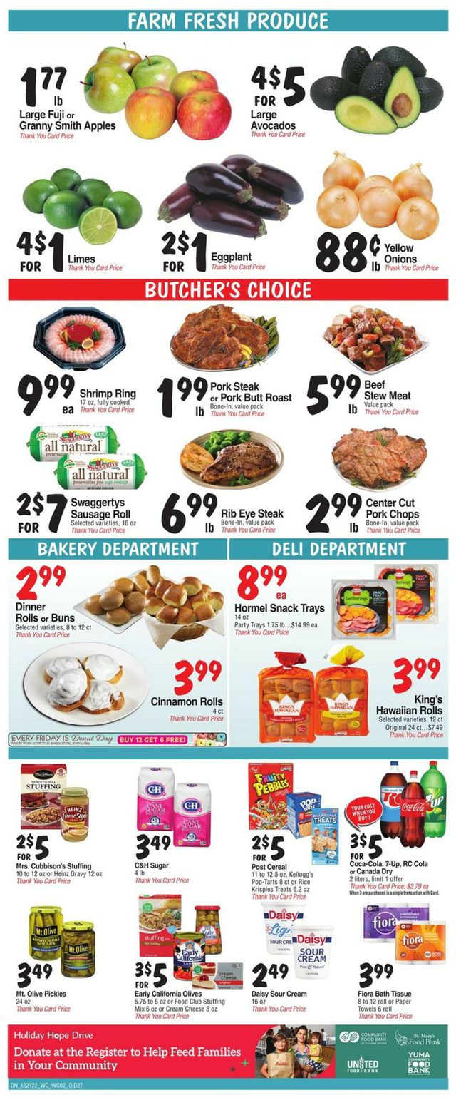 Bashas Ad from 12/21/2022