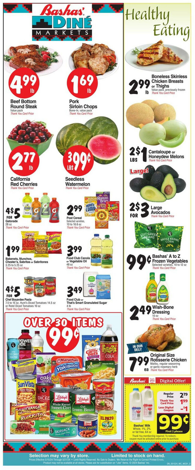 Bashas Ad from 05/15/2024