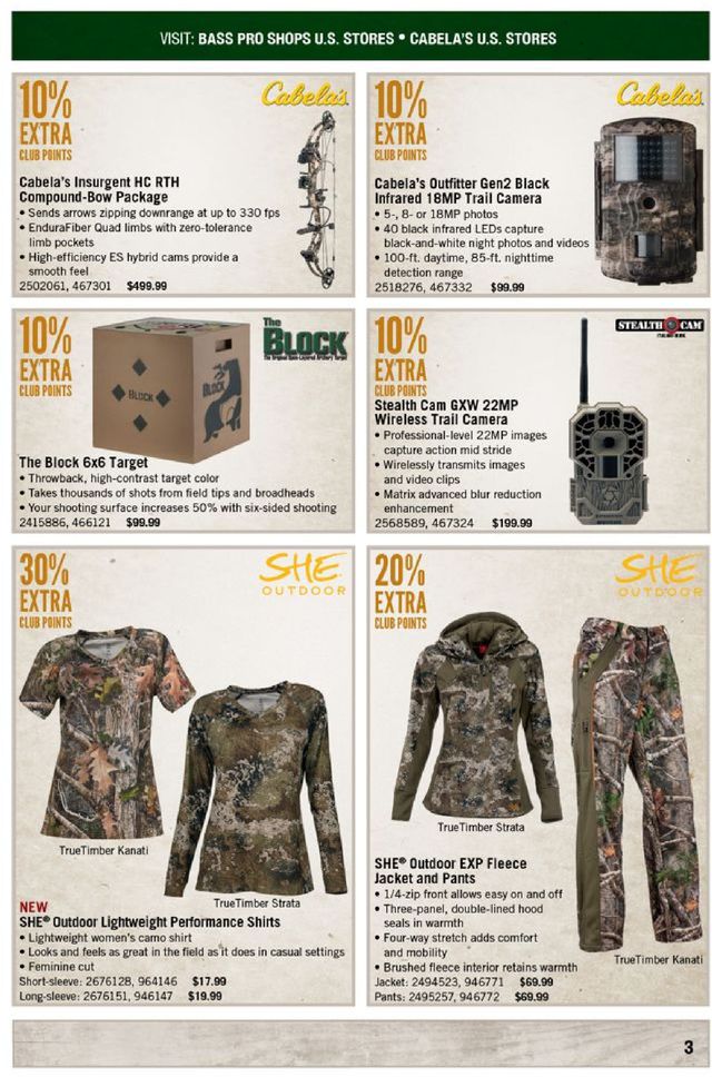 Bass Pro Ad from 09/01/2019