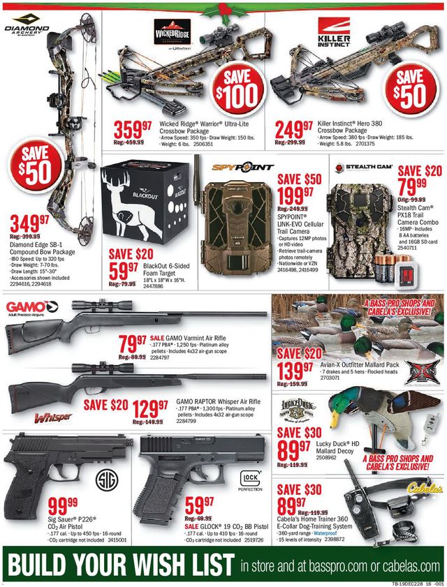 Bass Pro Ad from 12/08/2019