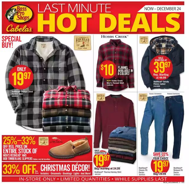 Bass Pro Ad from 12/13/2019