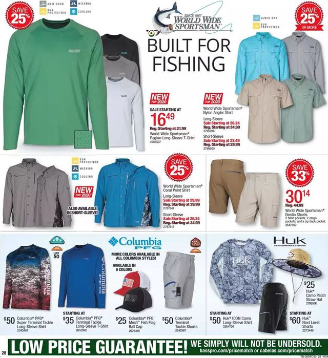 Bass Pro Ad from 03/12/2020