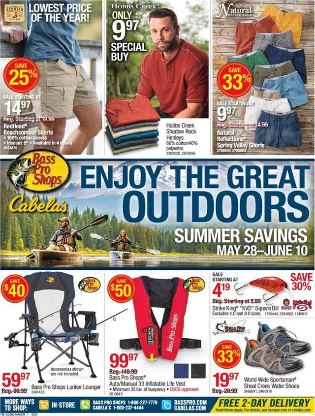 Bass Pro Ad from 05/28/2020