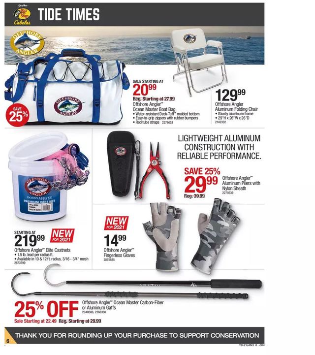 Bass Pro Ad from 01/21/2021