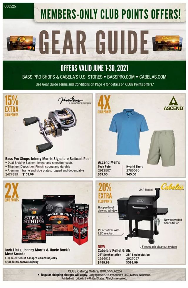 Bass Pro Ad from 06/01/2021