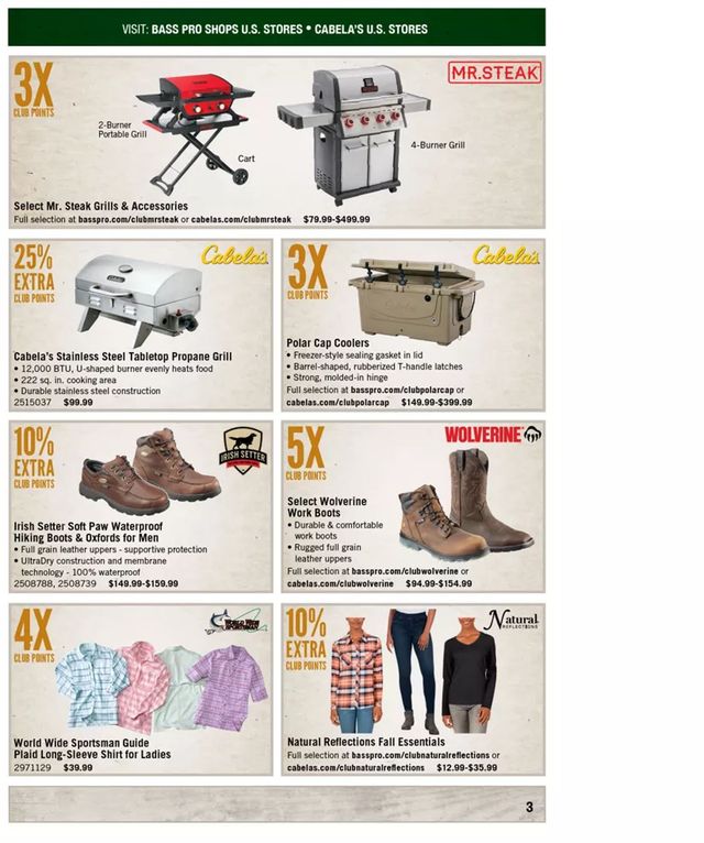 Bass Pro Ad from 08/01/2021