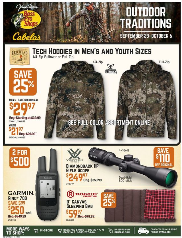 Bass Pro Ad from 09/23/2021