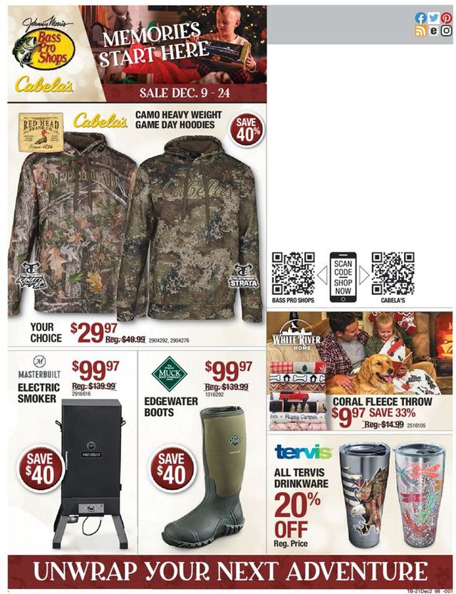 Bass Pro Ad from 12/09/2021