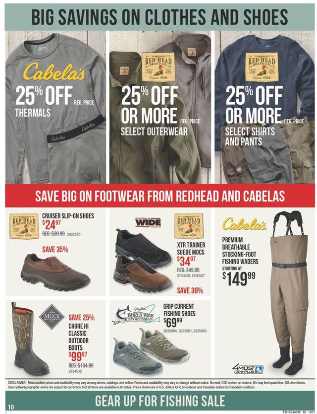 Bass Pro Ad from 01/20/2022