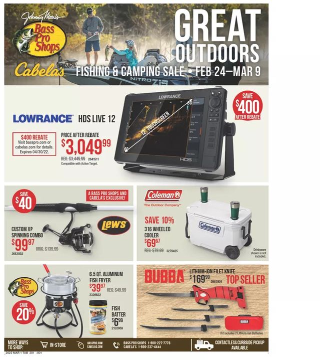 Bass Pro Ad from 02/24/2022
