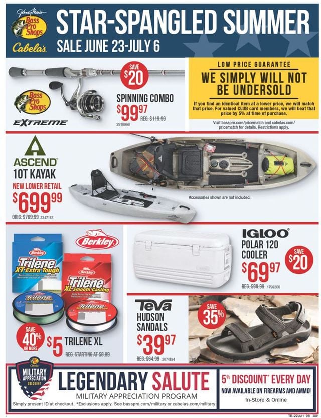 Bass Pro Ad from 06/23/2022