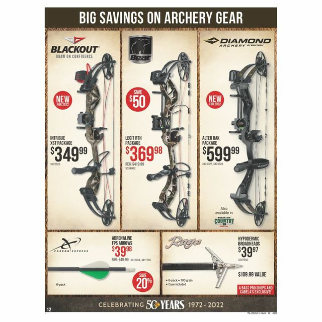 Bass Pro Ad from 09/22/2022