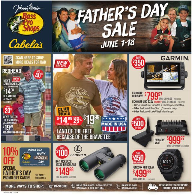 Bass Pro Ad from 06/01/2023