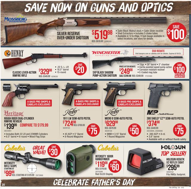 Bass Pro Ad from 06/01/2023