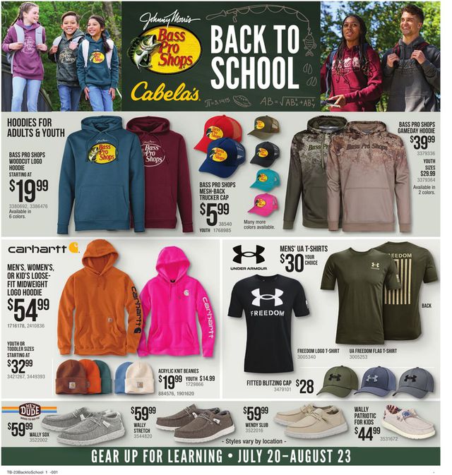 Bass Pro Ad from 07/20/2023