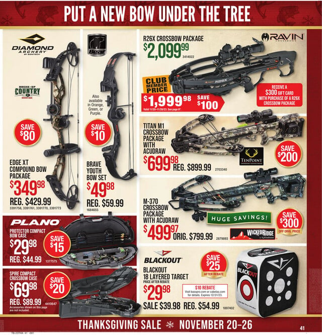 Bass Pro Ad from 11/20/2023