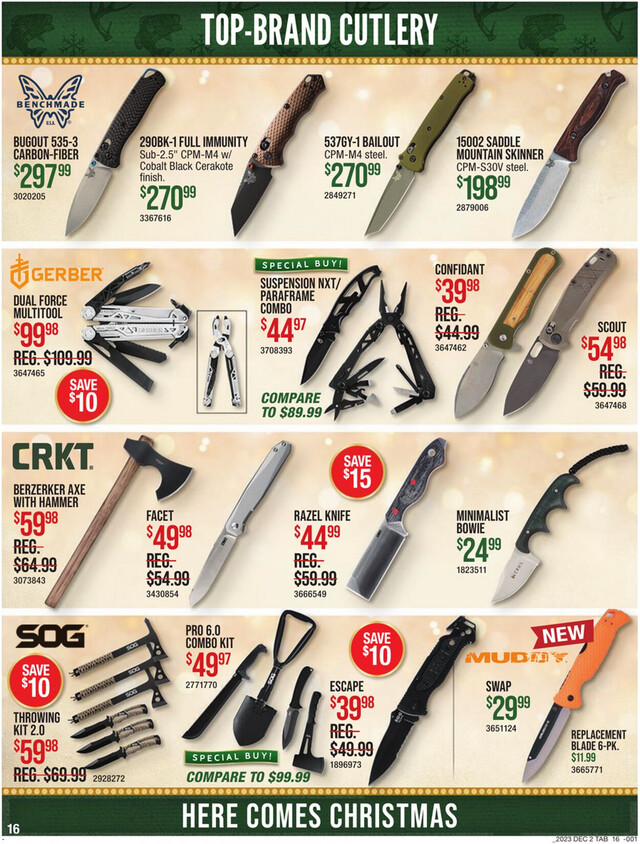 Bass Pro Ad from 12/07/2023