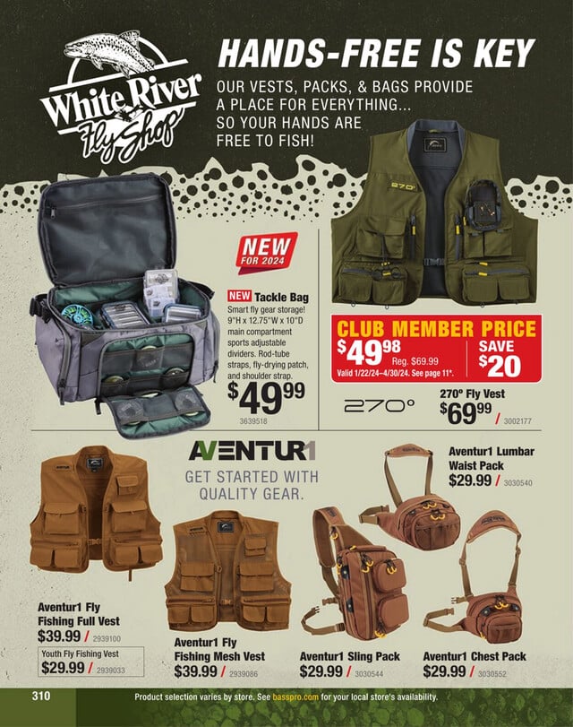 Bass Pro Ad from 01/22/2024