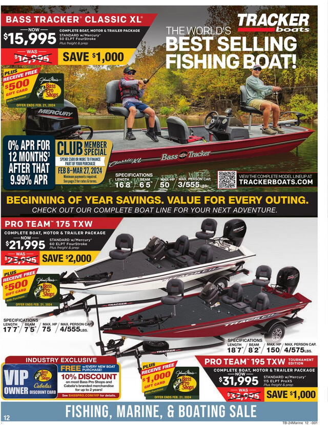 Bass Pro Ad from 02/08/2024