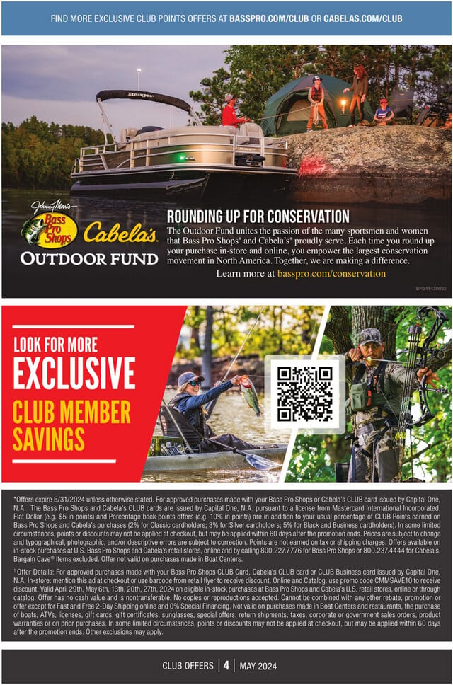 Bass Pro Ad from 05/01/2024