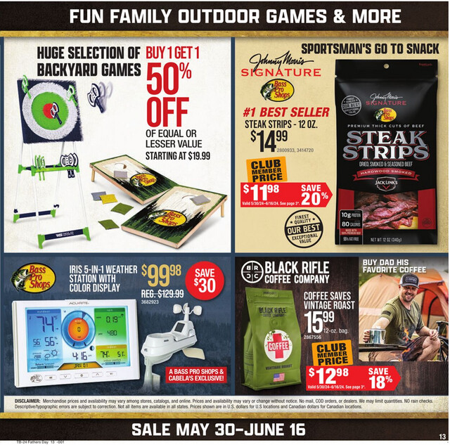 Bass Pro Ad from 05/30/2024