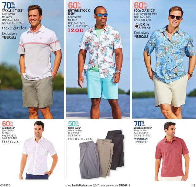 Bealls Florida Ad from 03/29/2020
