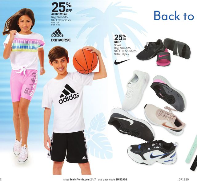 Bealls Florida Ad from 07/19/2020