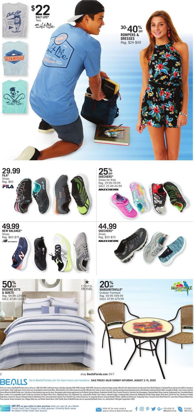 Bealls Florida Ad from 08/02/2020
