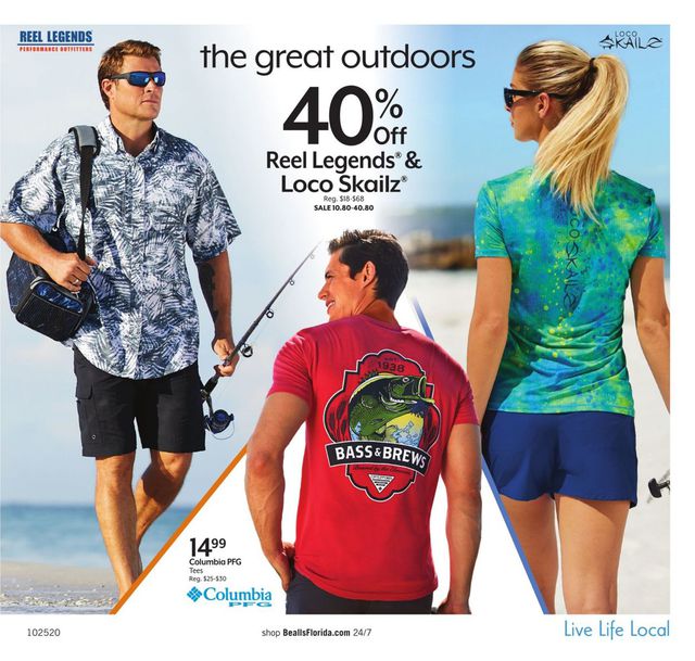 Bealls Florida Ad from 10/25/2020