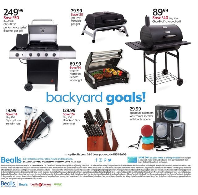 Bealls Florida Ad from 06/16/2021