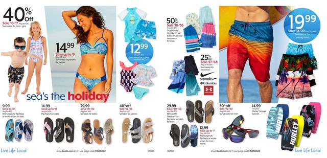 Bealls Florida Ad from 06/30/2021