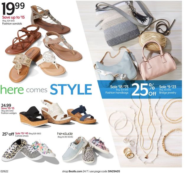 Bealls Florida Ad from 02/16/2022