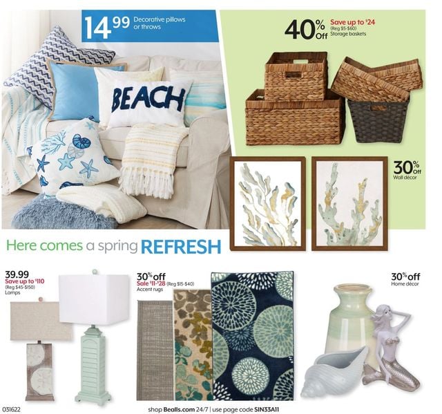 Bealls Florida Ad from 03/16/2022