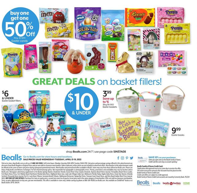 Bealls Florida Ad from 04/13/2022