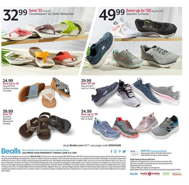 Bealls Florida Ad from 06/08/2022