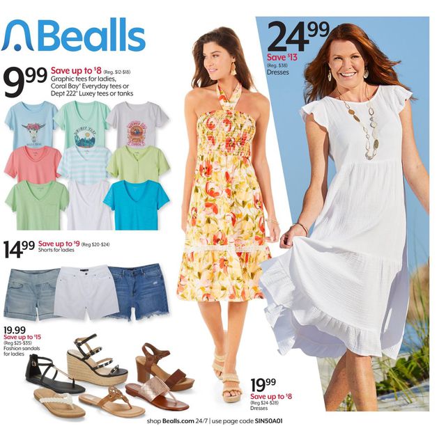 Bealls Florida Ad from 07/13/2022