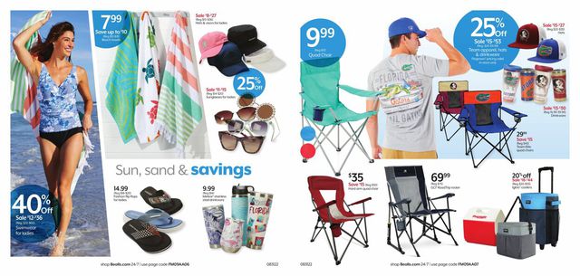 Bealls Florida Ad from 08/31/2022