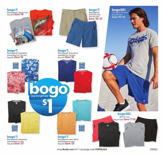 Bealls Florida Ad from 09/28/2022