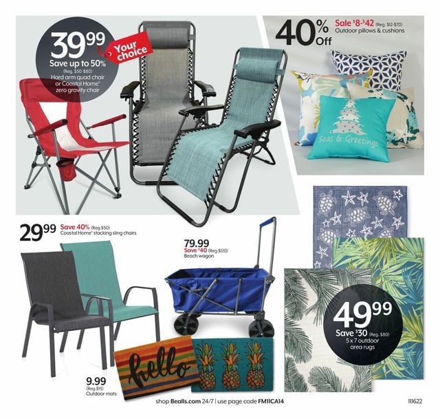 Bealls Florida Ad from 11/16/2022