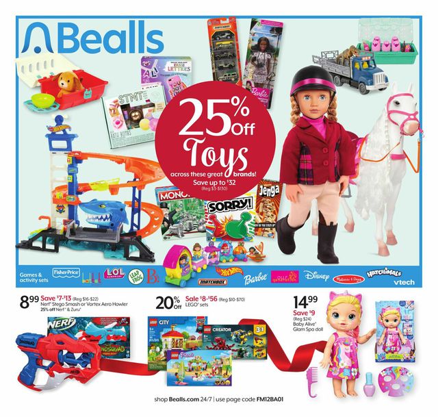 Bealls Florida Ad from 12/07/2022