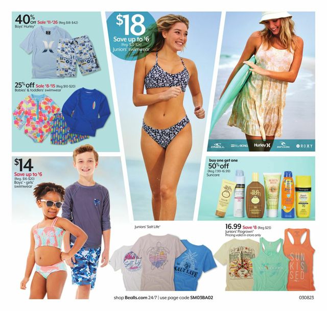 Bealls Florida Ad from 03/08/2023