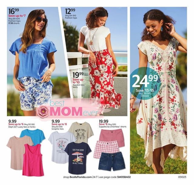 Bealls Florida Ad from 05/10/2023